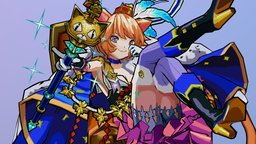 DArtagnan / 誇り高きフランス王 ダルタニャン cat, girls, king, monsterstrike, game, female