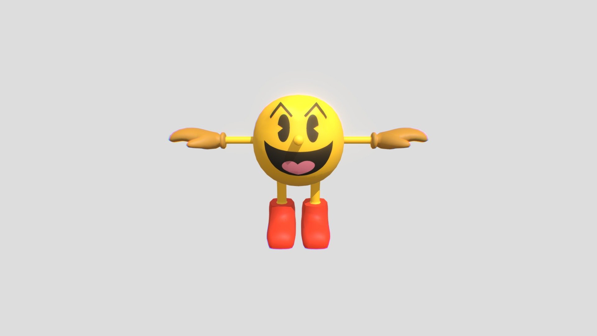 Just made a quick little Pacman model, was surprised there wasn't one like this here already so I'm just trying to fill the void :) - PACMAN - Download Free 3D model by adieloart (@adiel.hernandez96) 3d model