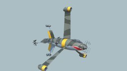 Focke-Wulf Triebflügel ww2, fighter, prototype, aircraft, focke-wulf, fockewulf, concept