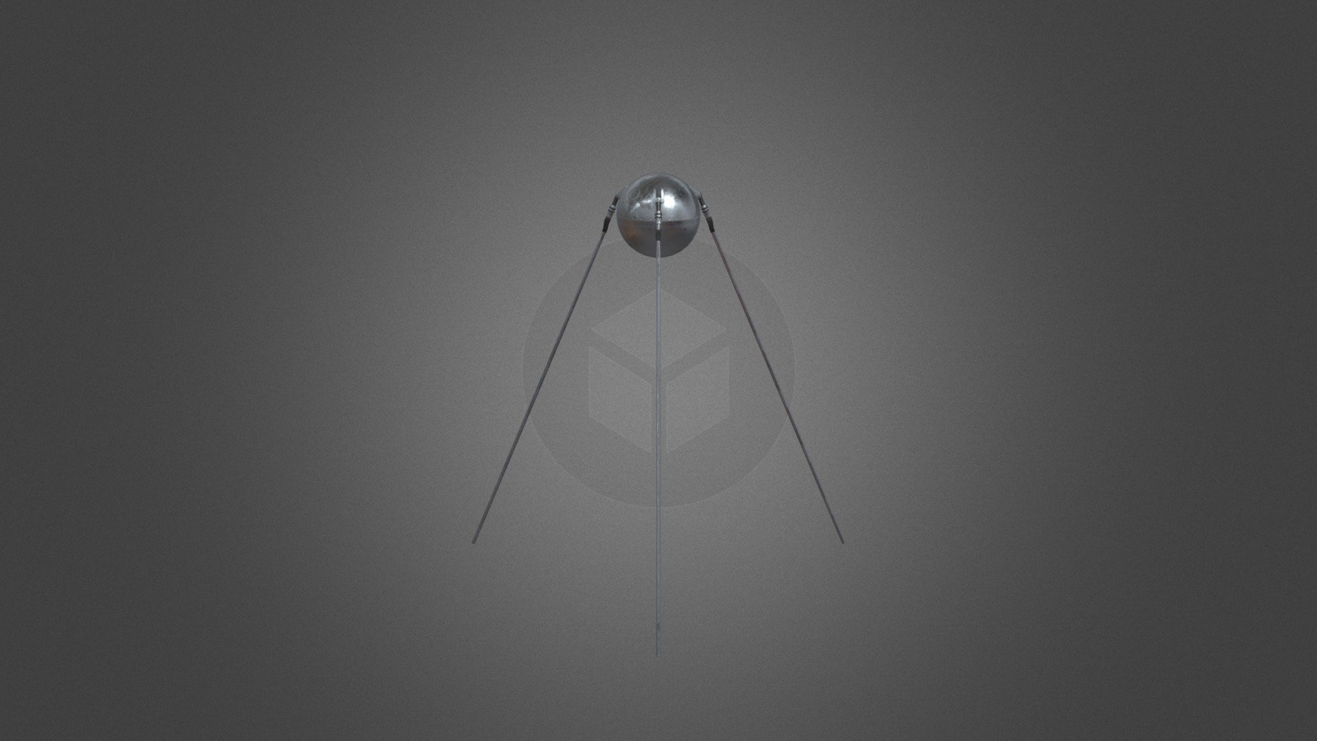 Sputnik 1 was the first satelitte that was launched into the earth orbit by the USSR on 4 October 1957.

This model is in low poly and can also be used very good in mobile and Web applications 3d model