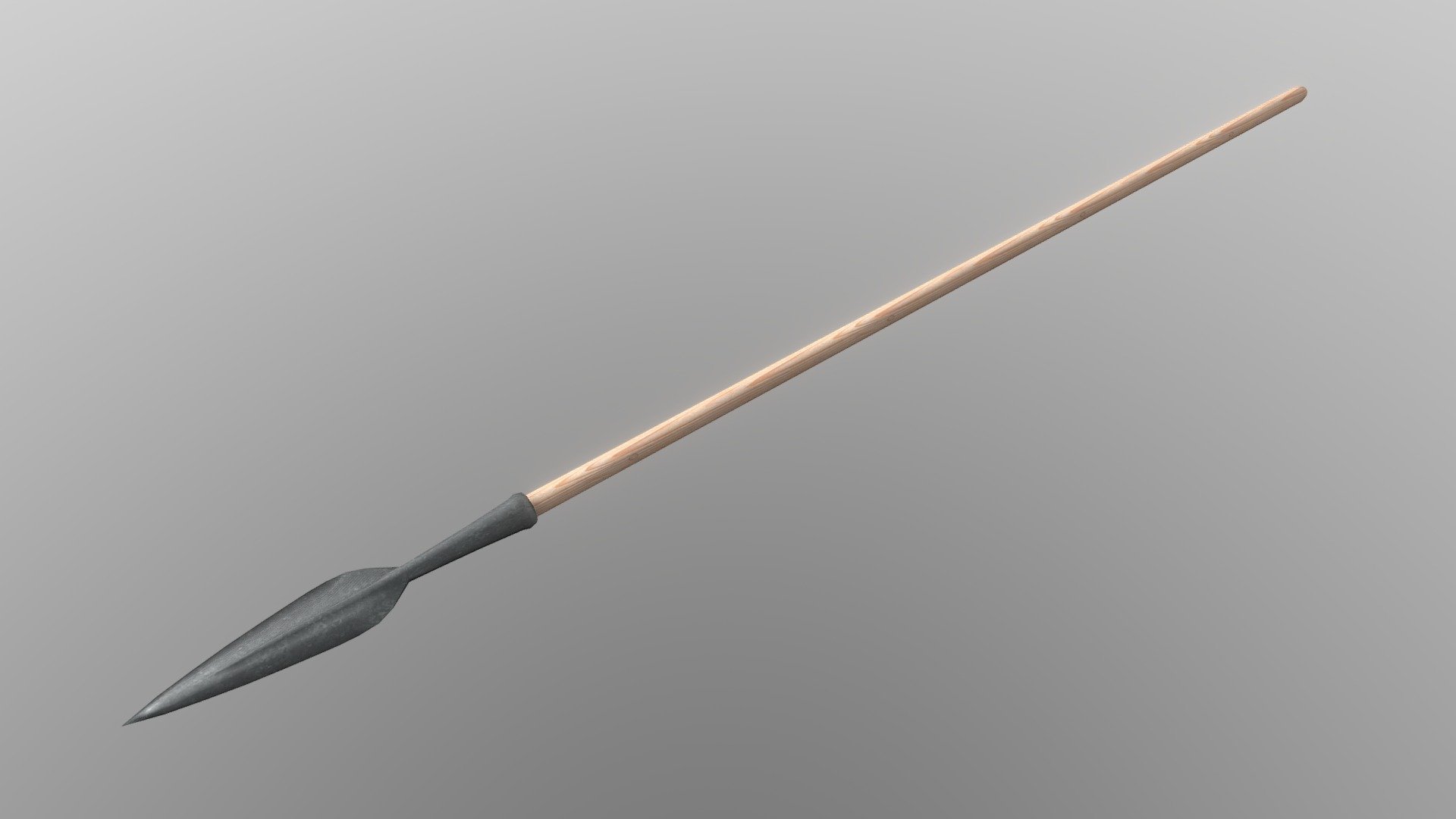Celtic Spear B
Bring your project to life with this low poly 3D model of an Celtic Spear. Perfect for use in games, animations, VR, AR, and more, this model is optimized for performance and still retains a high level of detail.


Features



Low poly design with 221 vertices

447 edges

230 faces (polygons)

434 tris

2k PBR Textures and materials

File formats included: .obj, .fbx, .dae, .stl


Tools Used
This Celtic Spear low poly 3D model was created using Blender 3.3.1, a popular and versatile 3D creation software.


Availability
This low poly Celtic Spear 3D model is ready for use and available for purchase. Bring your project to the next level with this high-quality and optimized model 3d model