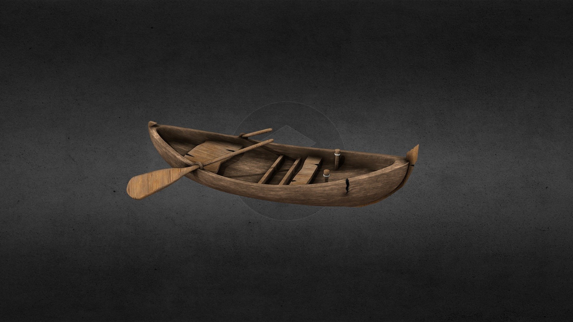 This is a wooden boat. This wooden boat seems to be quite old. suitable for ancient style, or war ruins. Can be used to make movies or as a model for games. This boat can be used to cross rivers, lakes, and seas 3d model