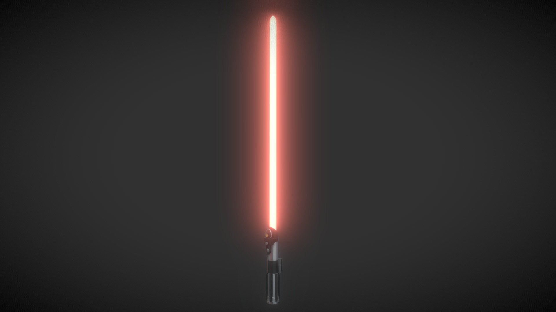 Quick daily practice - Red Lightsaber - 3D model by Dylan Spin (@DylanSpin) 3d model