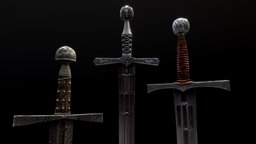 Cross Guard Sword: Sword Skin for Chivalry 2 game-art, bastard, gothic, chivalry, engraved, skins, swords, metalwork, embossed, chivalrymedievalwarfare, game, sword, blade, chivalry2, bastardswords, chiv2