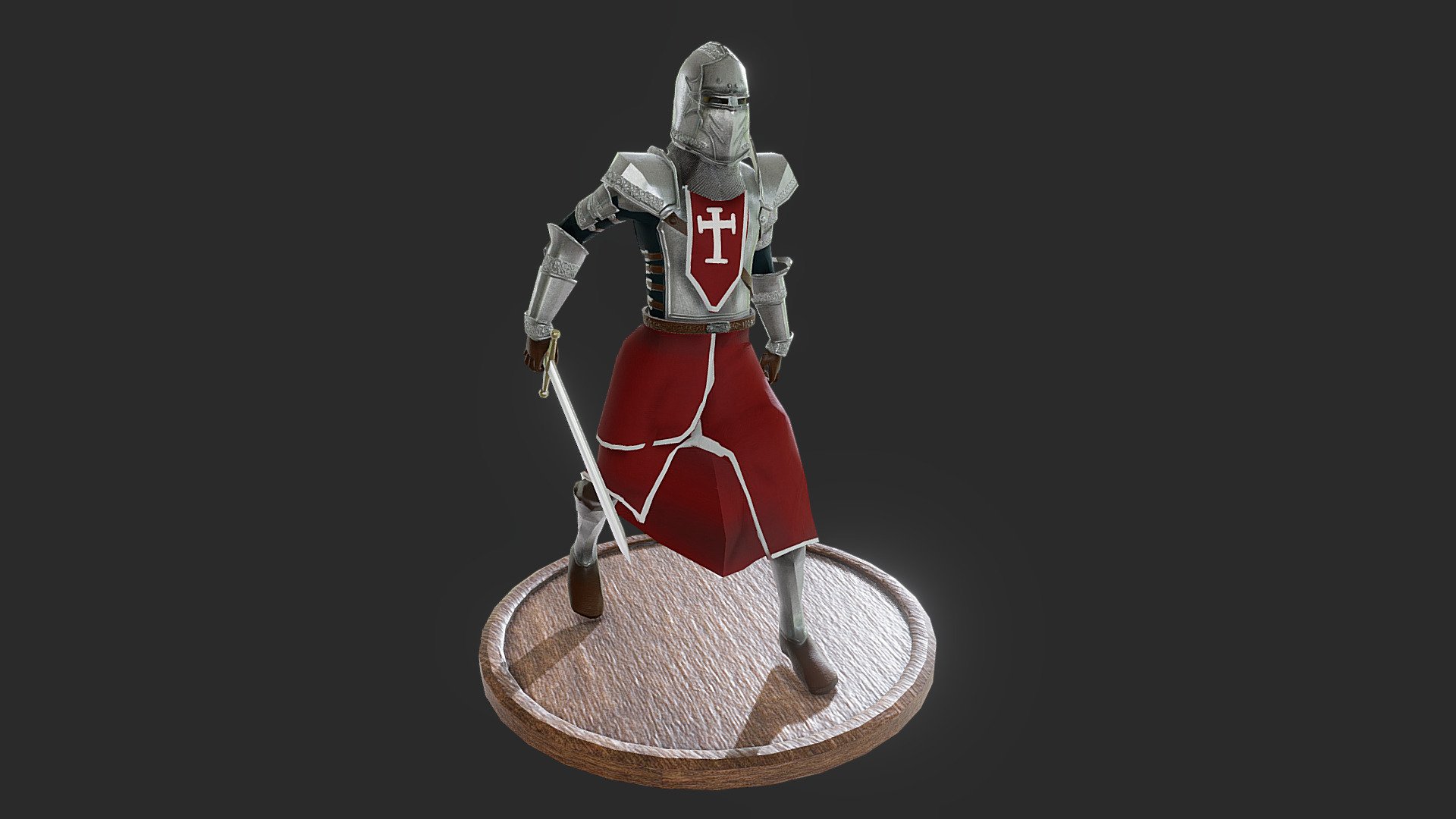 A model of a knight concept I am working on to better learn 3d modeling.  This model is work in progress to showcase my modeling skills.  I tried my best to make it pleasing as possible.  It is not rigged though.

If you want to use it download it for free.  :)  You are more than welcome to use it as you feel. 

Please let me know what you think 3d model