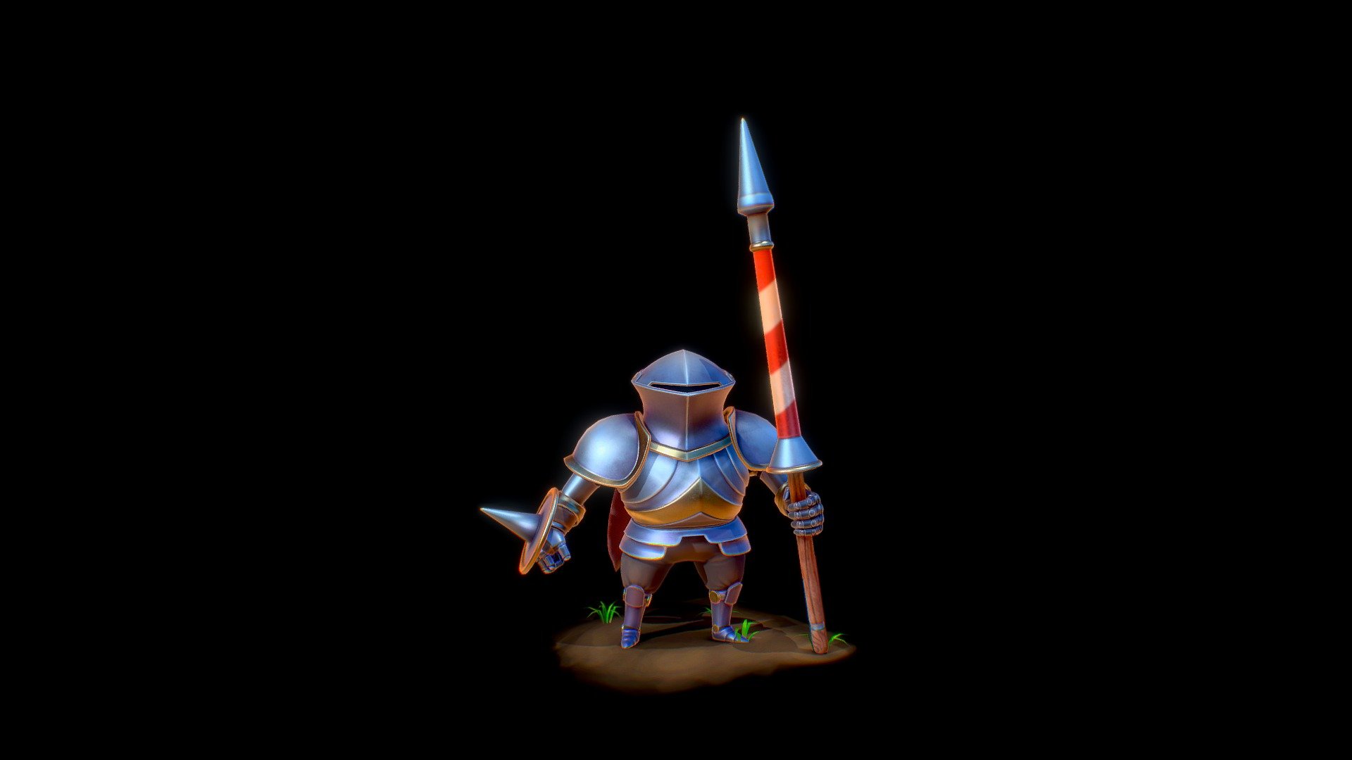 I made this Knight model based on the concept of a good CG artist, and a great person Deviangread - Deviangread Knight Concept - 3D model by Gregory Ktau (@ktau) 3d model