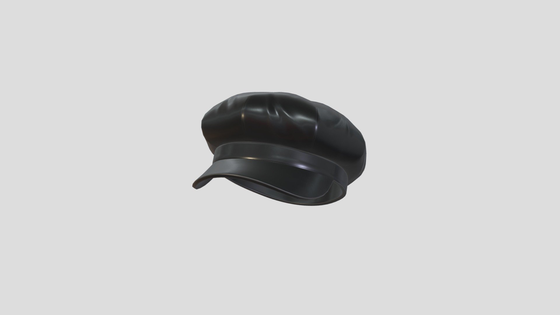 Latex Beret Hat 3d model.      
    


File Format      
 
- 3ds max 2021  
 
- FBX  
 
- OBJ  
    


Clean topology    

No Rig                          

Non-overlapping unwrapped UVs        
 


PNG texture               

2048x2048                


- Base Color                        

- Normal                            

- Roughness                         



1,056 polygons                          

1,059 vertexs                          
 - Prop093 Latex Beret Hat - Buy Royalty Free 3D model by BaluCG 3d model