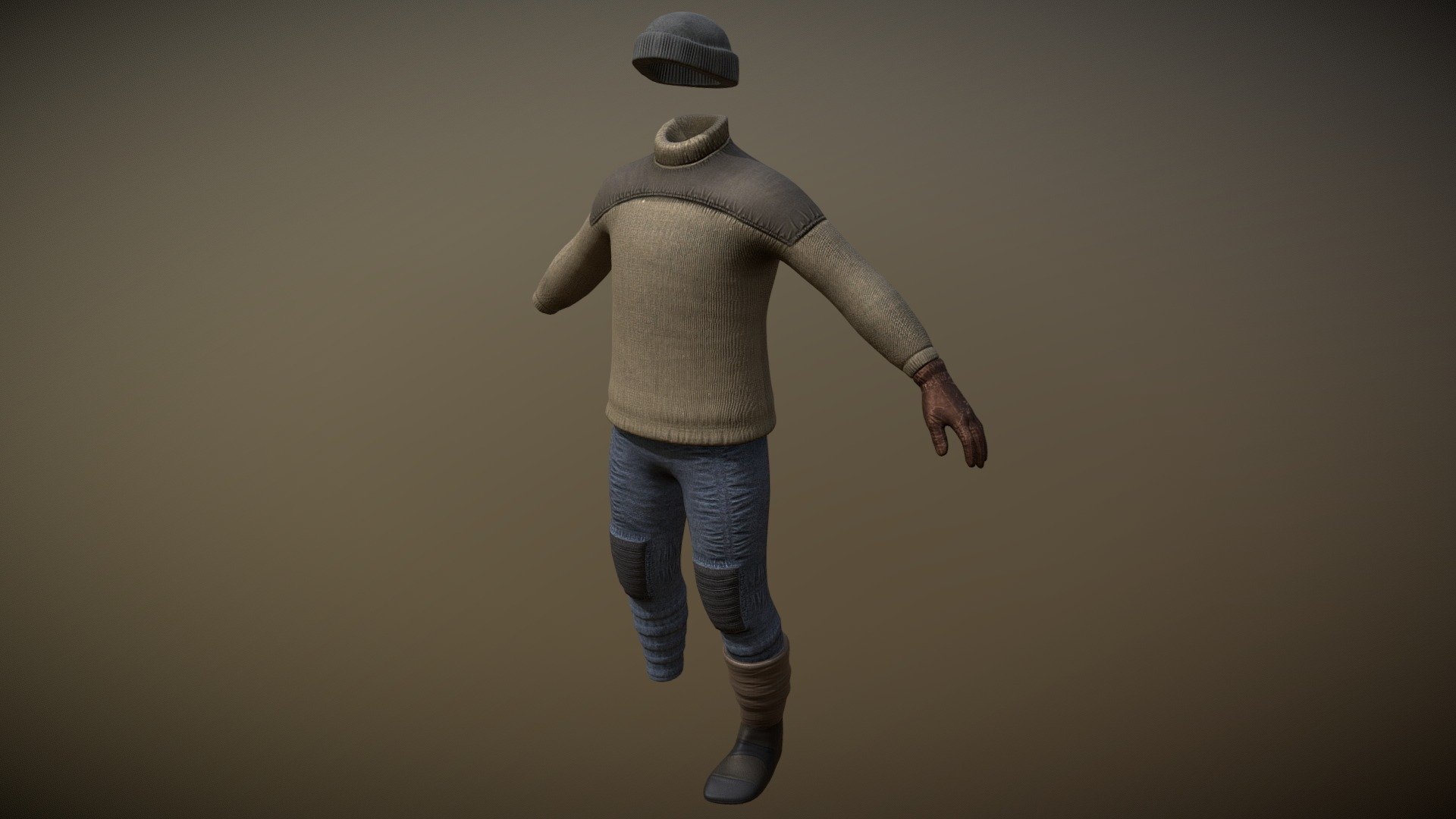DayZ - Hat, Pants, Sweater, Glove, Boot - [Badly] - Download Free 3D model by VALIDOL (@VALIDOLOVICH) 3d model