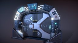 SCI-FI Door science-fiction-sci-fi-building