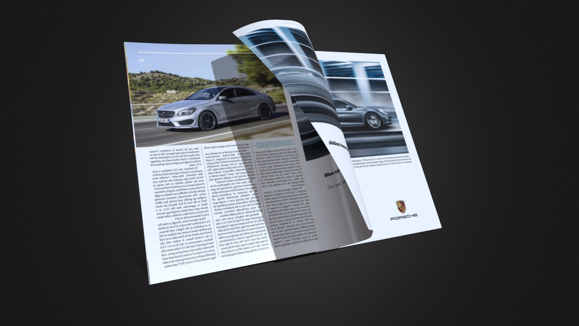 Change the images to personalize your magazine 3d model