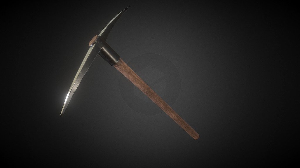 creted in 3Ds Max - Pickaxe - Download Free 3D model by beyondmatter 3d model