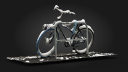 Cruiser Bike Under Snow bike, bicycle, iphone, winter, snow, berlin