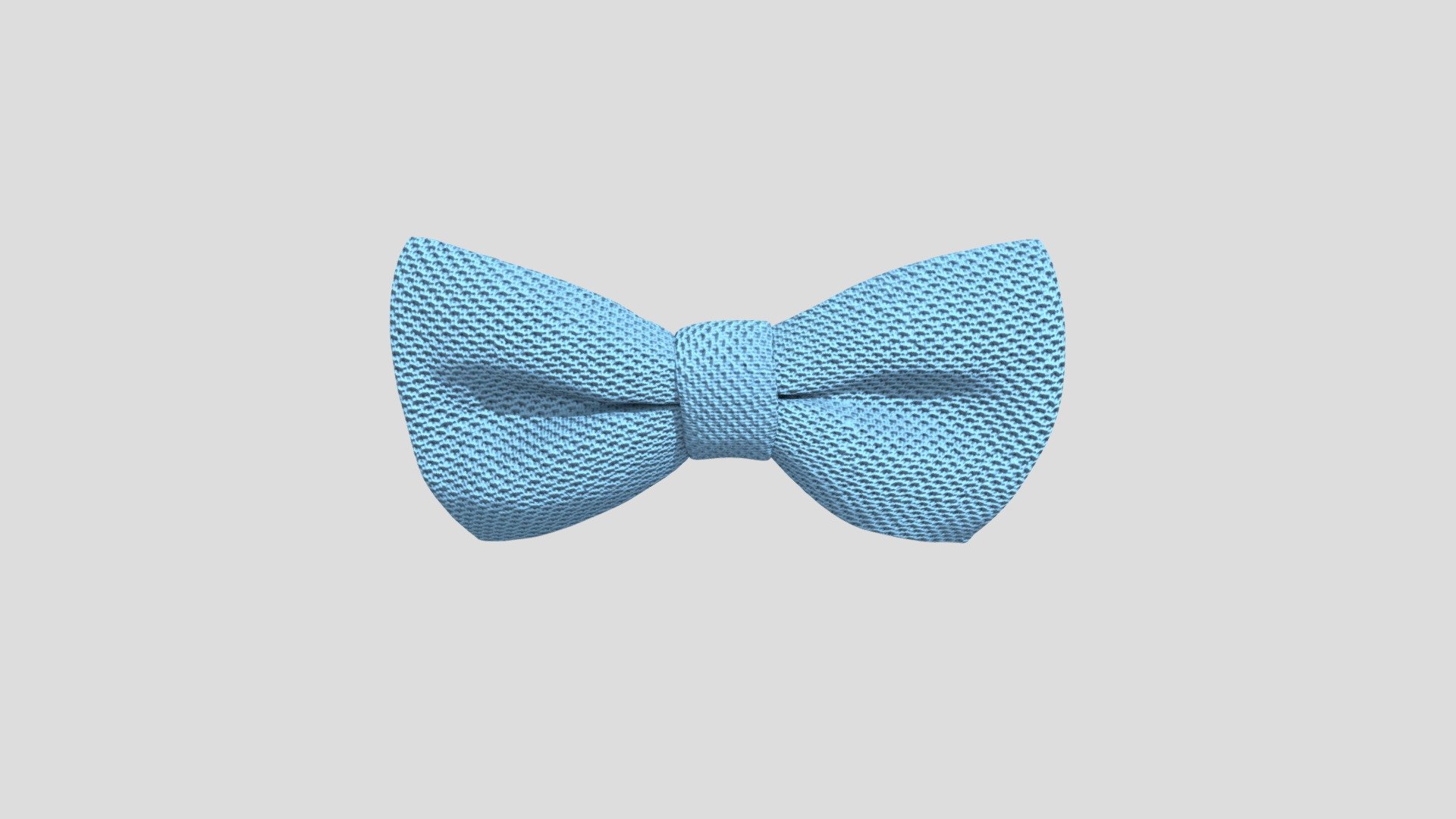 knitted-bow-tie_bluebell-blue - Download Free 3D model by AR Quick Look USDZ (@pewcus-tunbek-4Buvso) 3d model