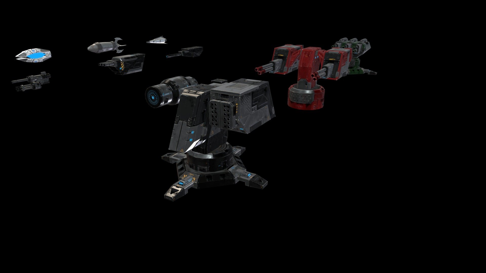 For more information visit: Ebal Studios - Modular Sci-Fi Weapons - 3D model by Ebal Studios (@EbalStudios) 3d model