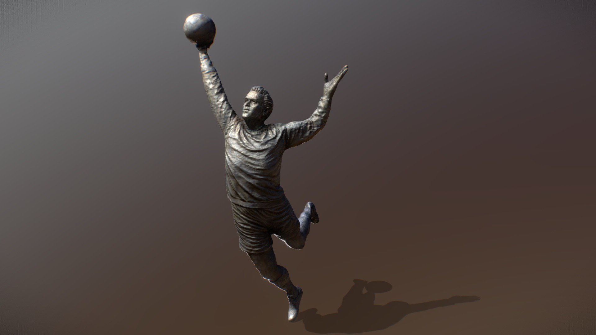 Outdoor statue




Retopologed and optimized mesh

UV mapped

Baked normal map

Relighted diffuse map
 - Statue of a Football player - Photogrammetry - Buy Royalty Free 3D model by Vanitas Unhuman (@benmonor) 3d model