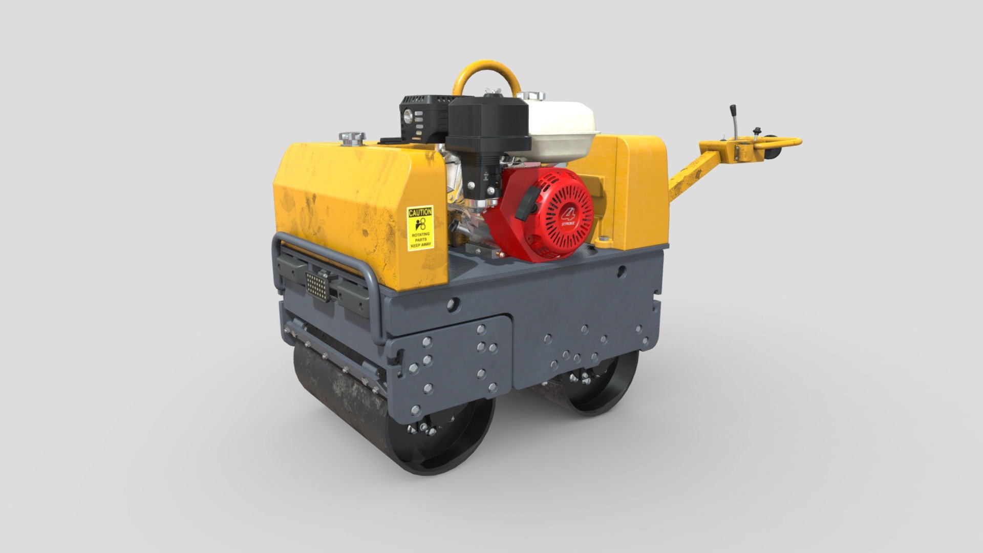 Road Roller 3D Model by ChakkitPP.




This model was developed in Blender 2.90.1

Unwrapped Non-overlapping and UV Mapping

Beveled Smooth Edges, No Subdivision modifier.


No Plugins used.




High Quality 3D Model.



High Resolution Textures.

Polygons 100535 / Vertices 103824

Textures Detail :




2K PBR textures : Base Color / Height / Metallic / Normal / Roughness / AO

File Includes : 




fbx, obj / mtl, stl, blend
 - Road Roller - Buy Royalty Free 3D model by ChakkitPP 3d model