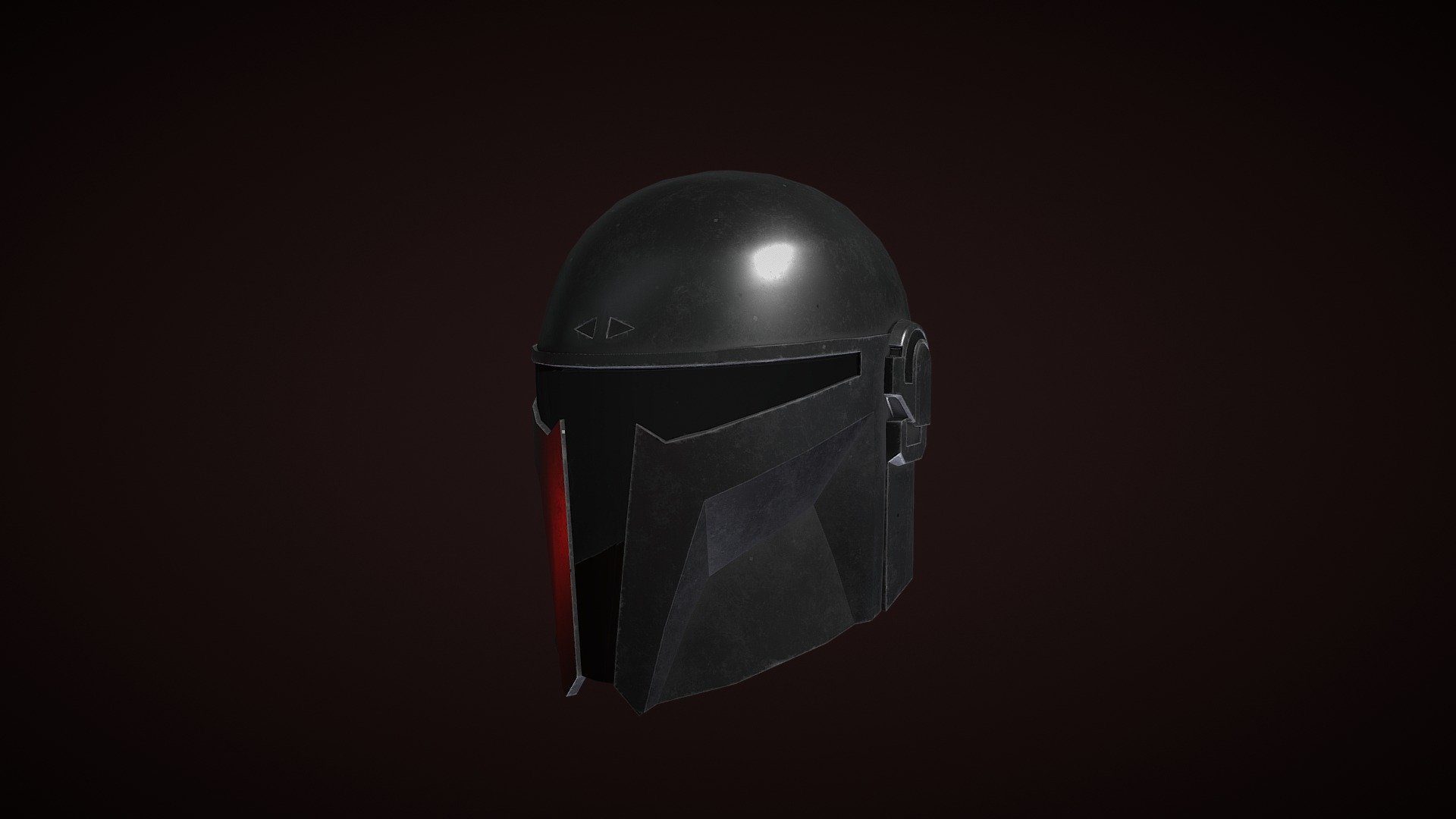 Mandalorian helmet - 3D model by Saltweig 3d model