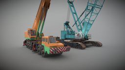 KA-2000 & SCX2800-2 CRANES cranes, construction, bigmachine