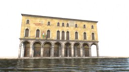 Venice Hotel hotel, photorealistic, venice, italy, classic, italian, old, classical, 3d, house, building, realityscan