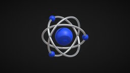 Atom cartoon ⚛️ 3D atom, cartoon, 3d