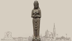 Indische Statue indian, statue, vienna-3d, vienna-heritage