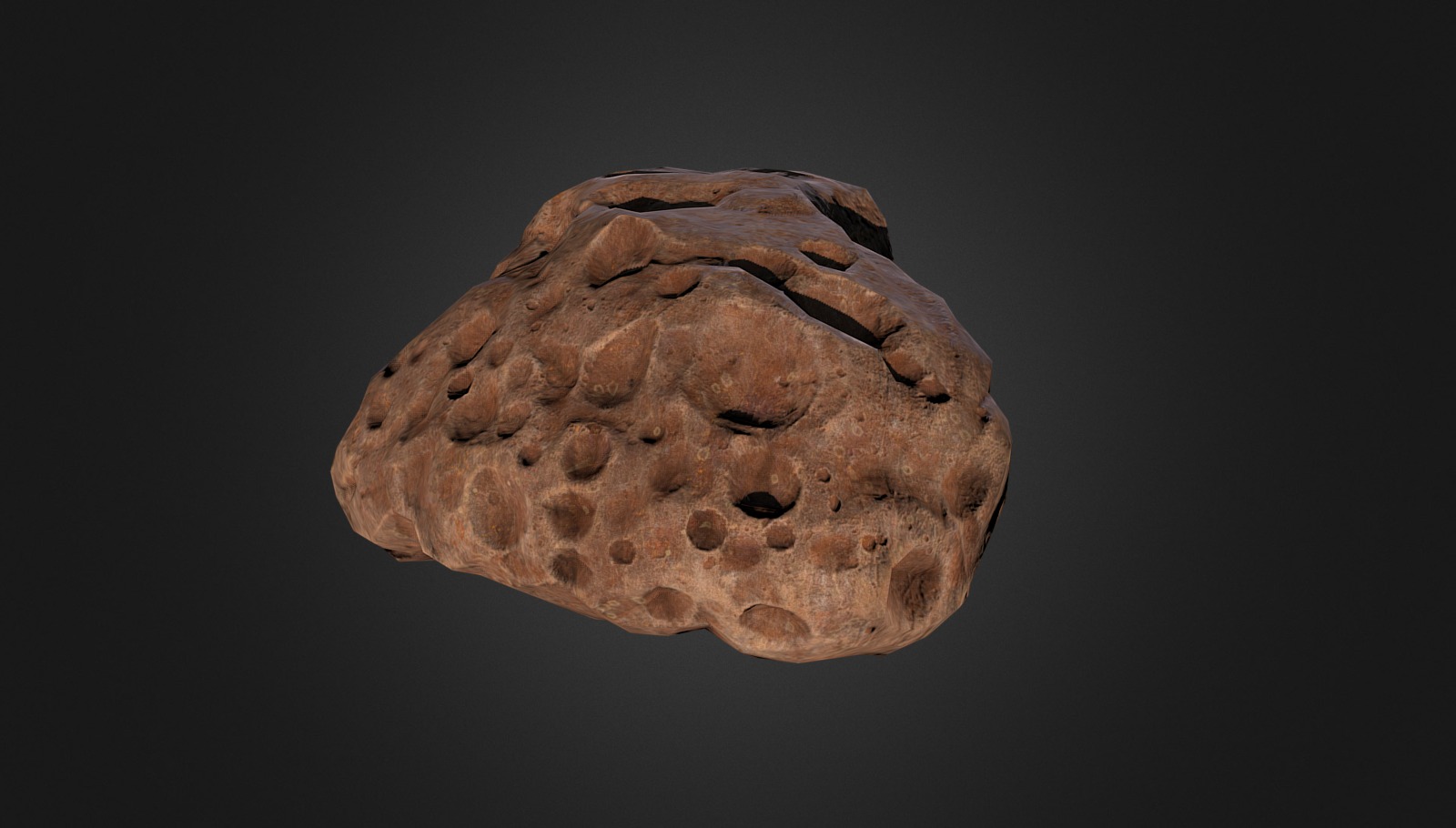 A Rock for a martian like environment - Rock_1 - 3D model by ioan 3d model