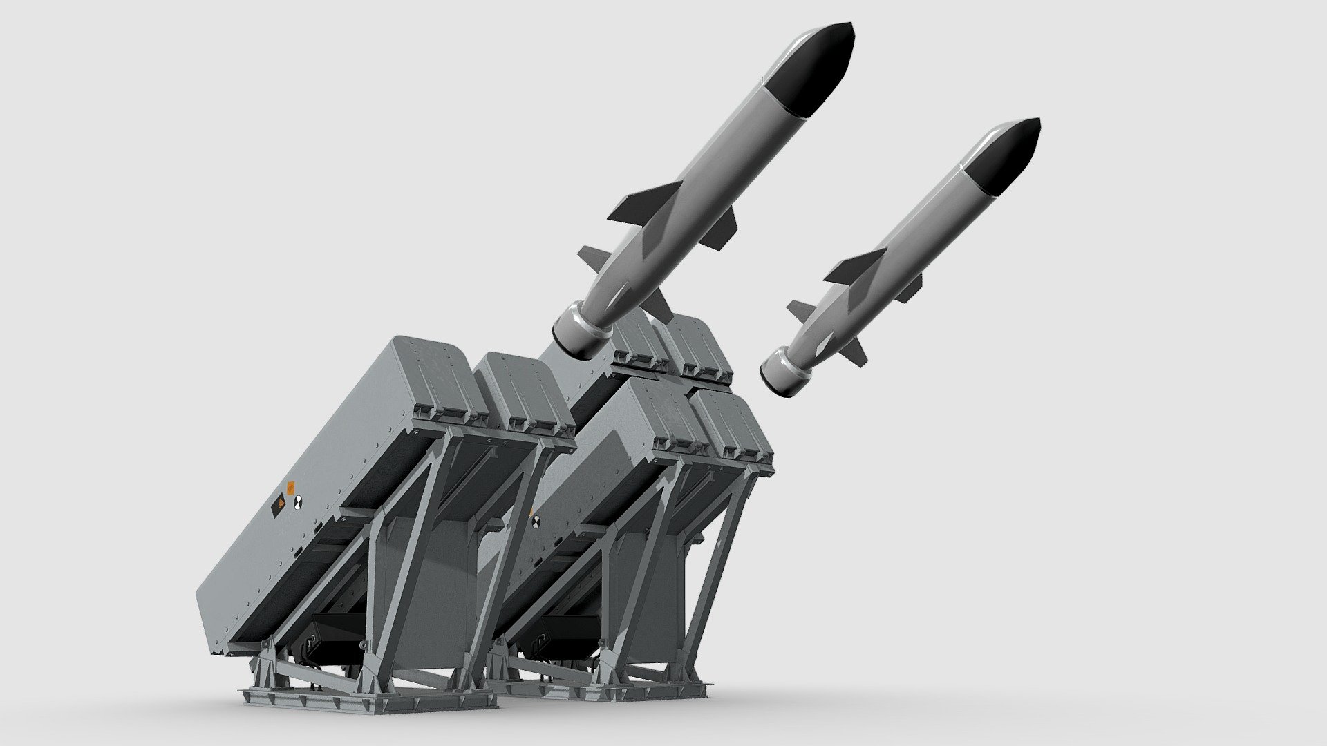 NSM (Naval Strike Missile) - anti-ship missile, 
Highly detailed anti-ship missile model 
For far and near angles. 
For rendering animations and games. 
Has real dimensions. 
Model formats: * .max . ma .fbx .blend 
All textures are 4k resolution - Naval Strike Missile - Buy Royalty Free 3D model by IgYerm (@IgorYerm) 3d model