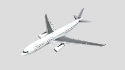 Airbus A330-200F aircraft d, drone, aircraft, a, airbus, 3d, createdwithai, a330-200f