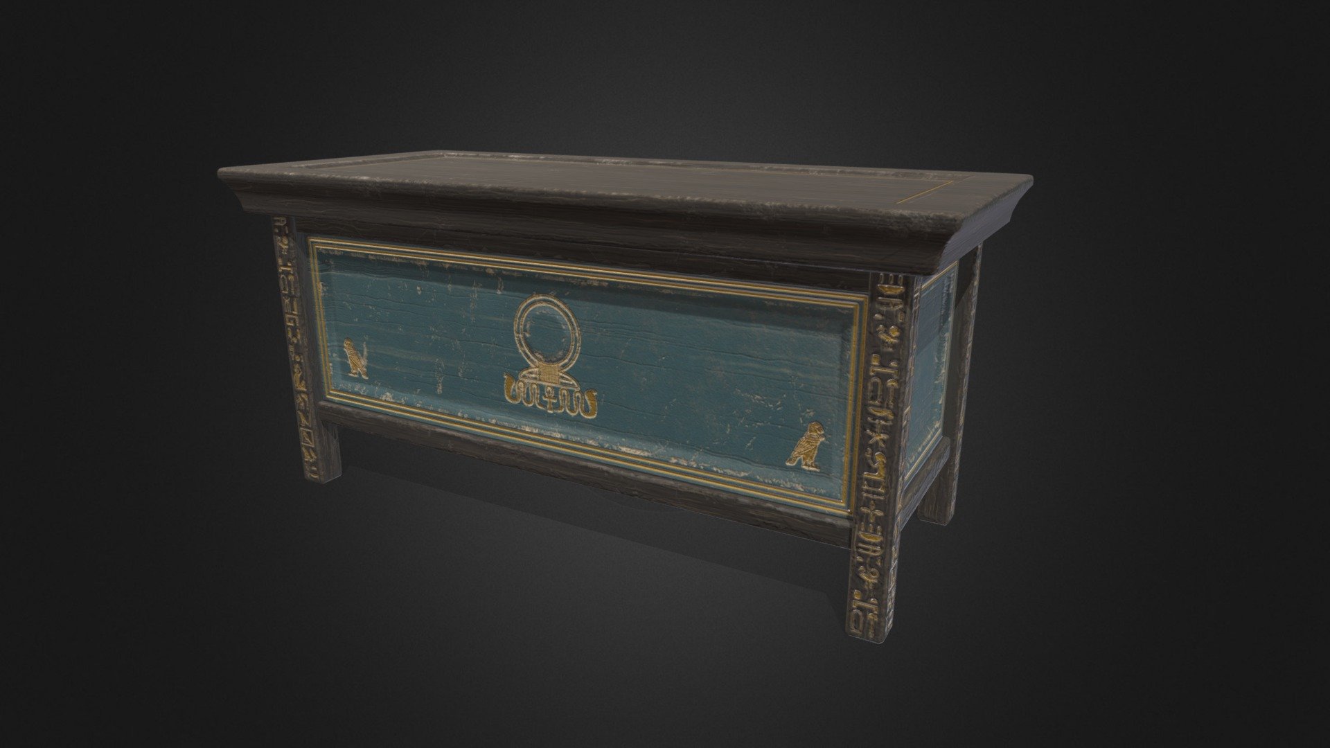 Ancient Egyptian Decorative Table

Inspired by the furnishings pulled from the first discovery of Tutankhamun's Tomb

Game asset made as part of my MA Game Design studies

Created in Maya and textured using Substance Painter - Decorative Table - 3D model by blkelly 3d model