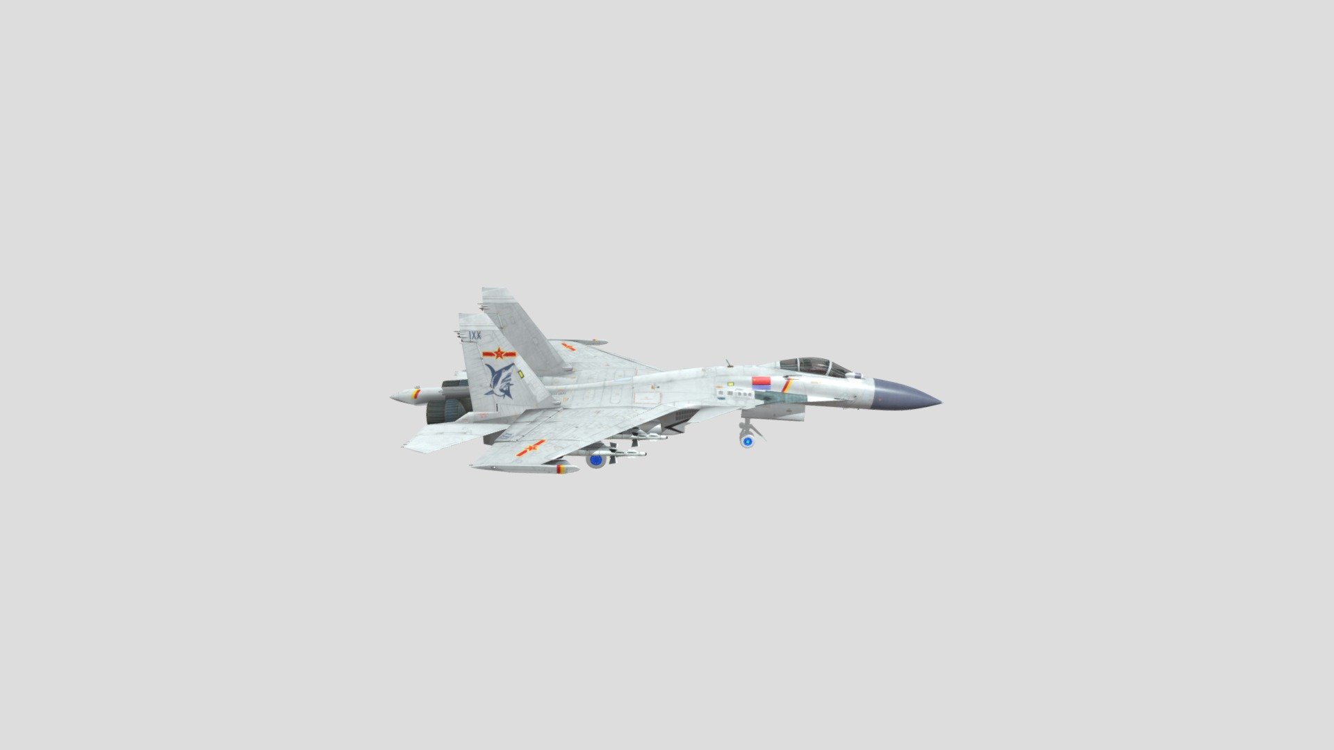 Prev Video: https://www.youtube.com/watch?v=bClYgcE1xjw&amp;t=43s

Rigged Animated Sukhoi-37 Terminator Flanker is originally created with 3ds max2020

Mainly used for game, film, visual effects, animation

High-res textures, 8K x 4K

Su-33MK, Su27, Su35, Su30, 歼-15，飞鲨

included 3dmax 2017 - Su-37 Terminator Flanker or PLA J-15 - 3D model by timonfreud 3d model