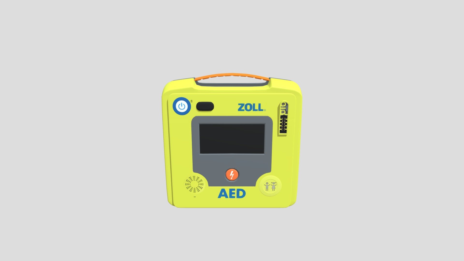 Zoll AED 3 battery intallation - Zoll AED 3 Battery Installation Animation - 3D model by SOONHENG2 3d model