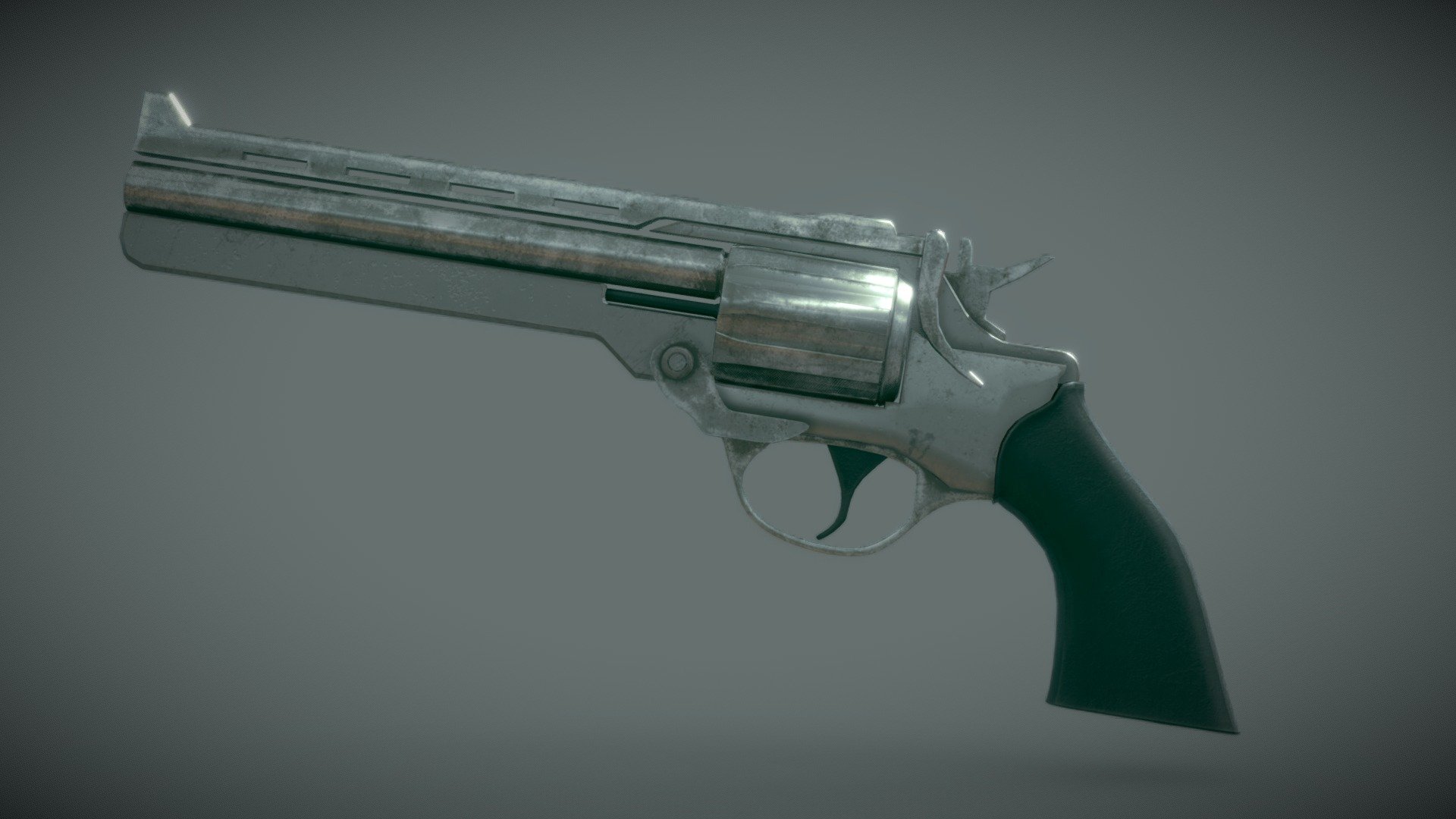 Rusty Revolver dirty - Dirty Revolver - Download Free 3D model by Axel (@blocksmc.com) 3d model