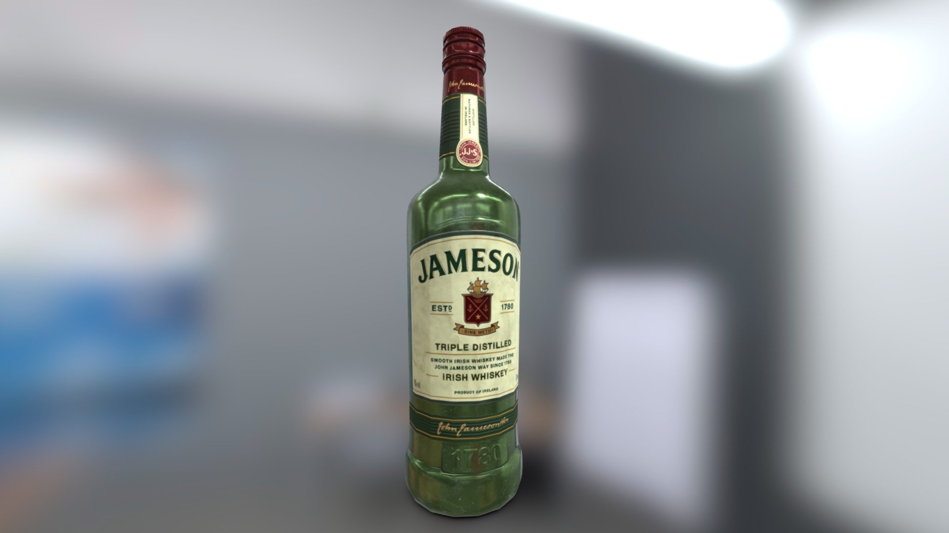 This is one of many bottles I will be creating over the coming weeks. I am making a Source 2 map with a bar in desperate need of a big variety of liquors.
The current goal is to create around 20 unique bottles! - Jameson Whiskey Bottle - 3D model by Saandy 3d model
