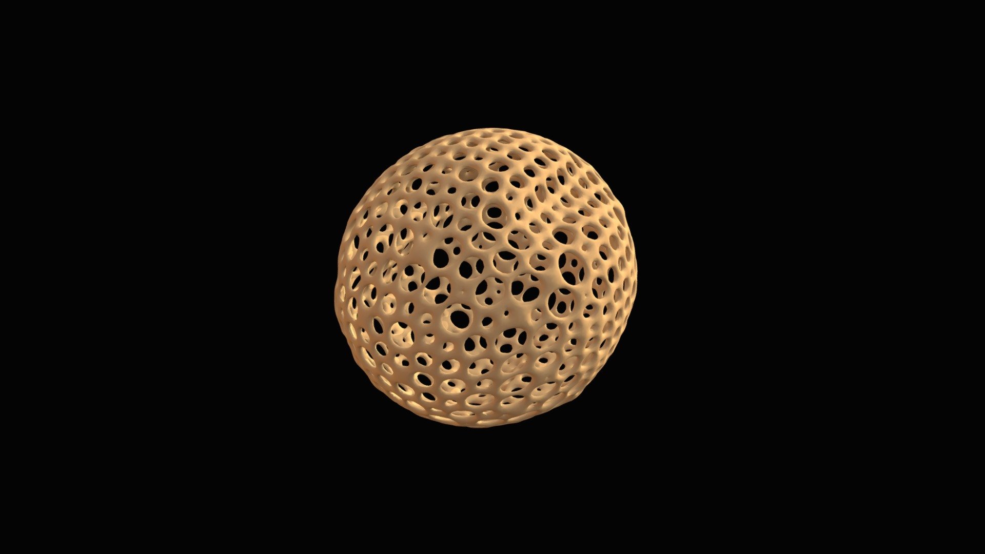A 3d modelled Olive pollen grain. Suitable for 3d printing - Olive Pollen Grain - 3D model by 1manscan 3d model