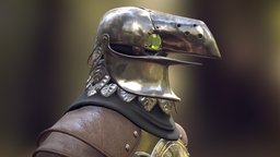 Plague helmet armor, gas, medieval, lens, metal, mask, medic, plague, heaume, gazmask, character, helmet, sword, knight