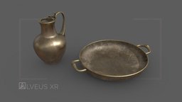 Jarra y plato romanos | Roman jar and plate roma, arqueologia, jarra, plato, bronce, piezas