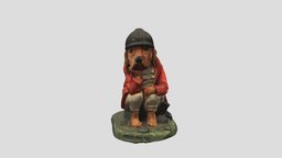 Sir Hugo dog, figurines
