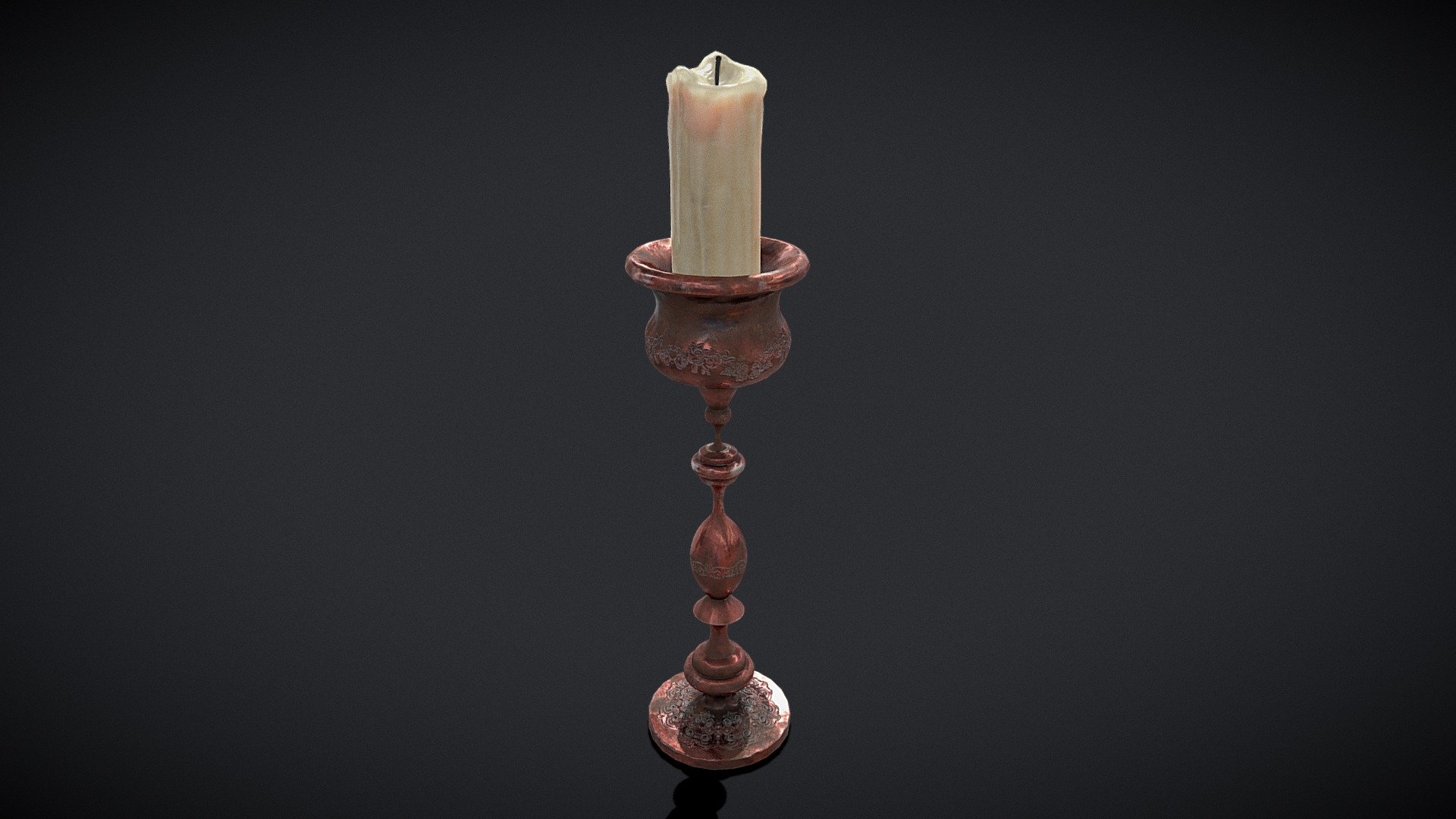 Elegant Candle Stick 
VR / AR / Low-poly
PBR approved
Geometry Polygon mesh
Polygons 4,641
Vertices 4,644
Textures 4K PNG - Elegant Candle Stick - Buy Royalty Free 3D model by GetDeadEntertainment 3d model