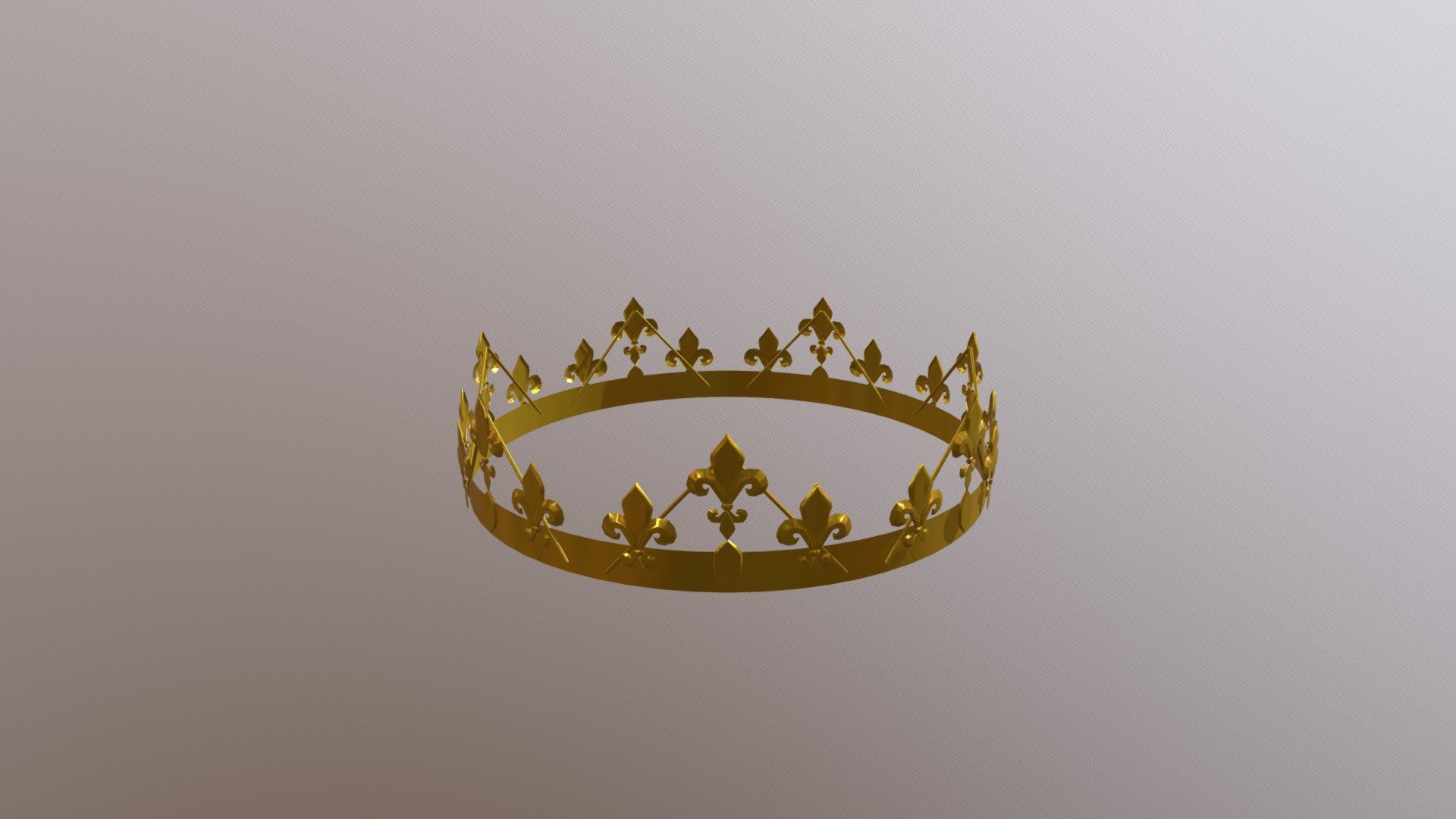 Crown made in autodesk maya. By Ulises Gamboa - Crown - 3D model by yaqueprimo 3d model