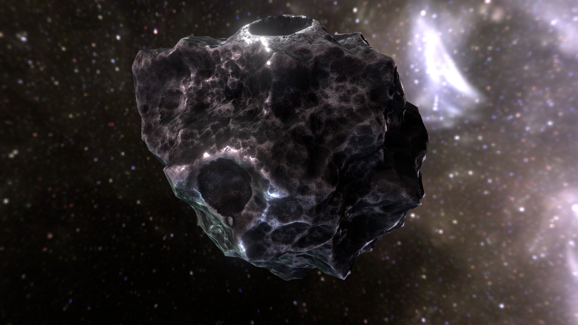 Low Poly Asteroid 001 - Buy Royalty Free 3D model by Anthony Pilcher (@AnthonyPilcher) 3d model