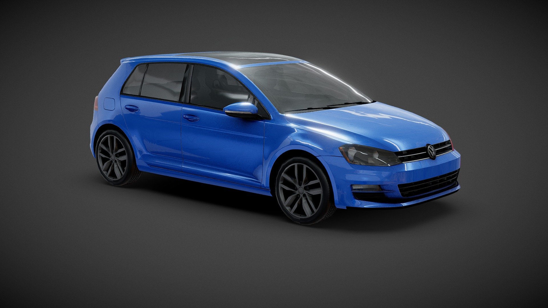 Modeled in Luxology Modo
Textures baked in Lightwave 3d 2015
Edited in Photoshop - VW Golf Highline Ext Max 2015 - Buy Royalty Free 3D model by doncha_magoso 3d model