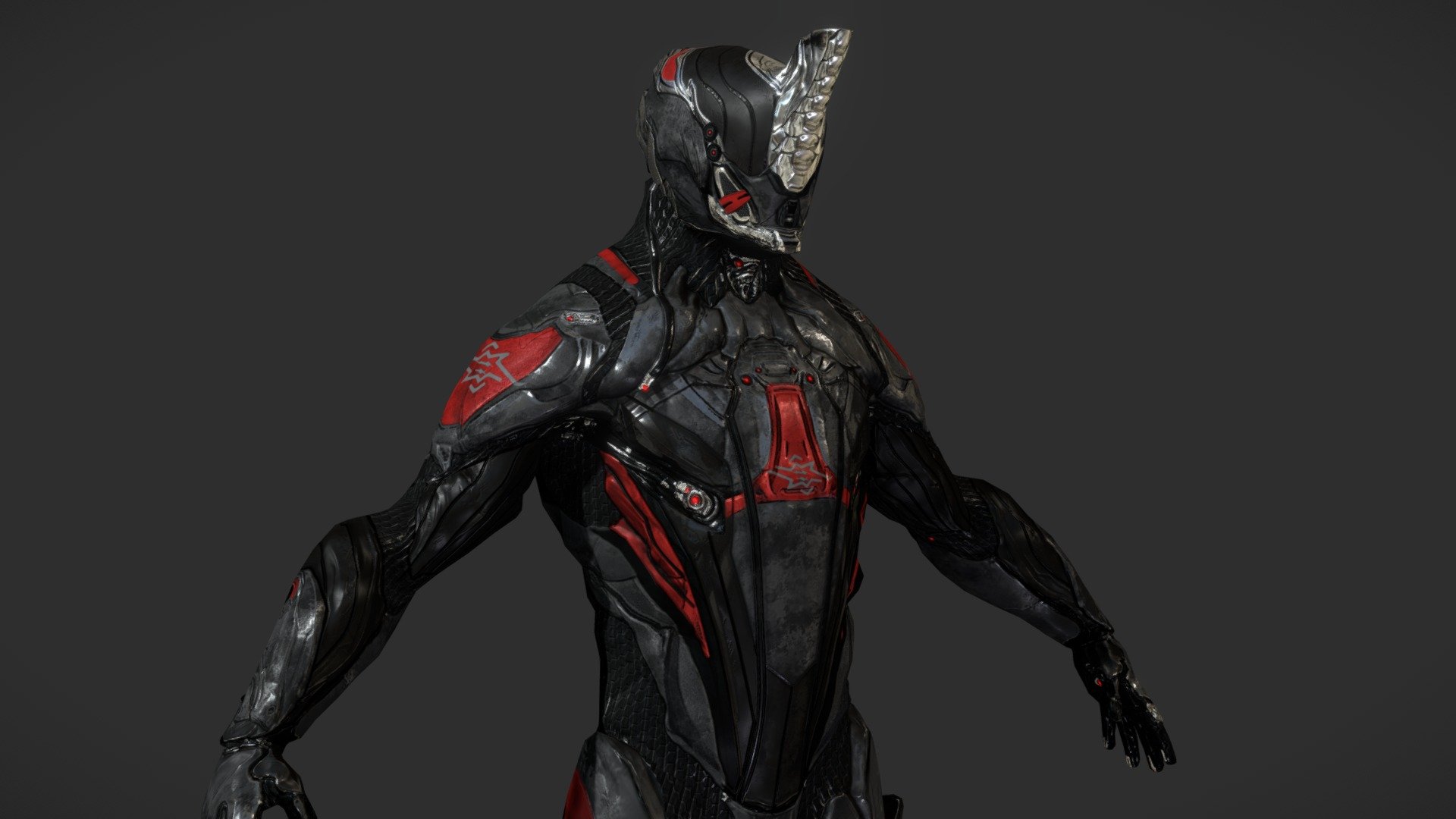 A quality of life update to the Excalibur Apex skin for Warframe Tennogen, originally released in 2016. I'm hoping I can get this through so that it'll be in the game by the time Tennogen Round 13 is added to the game 3d model