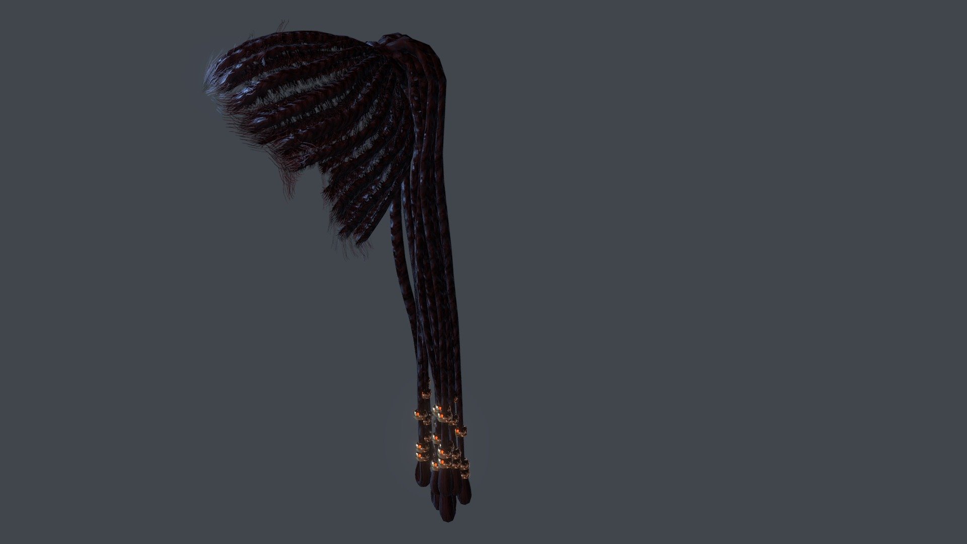 Cornrows/braids hairstyle

Not sure why the preview pic is upside down - Cornrow Braids Hairstyle - Download Free 3D model by OCBacon 3d model