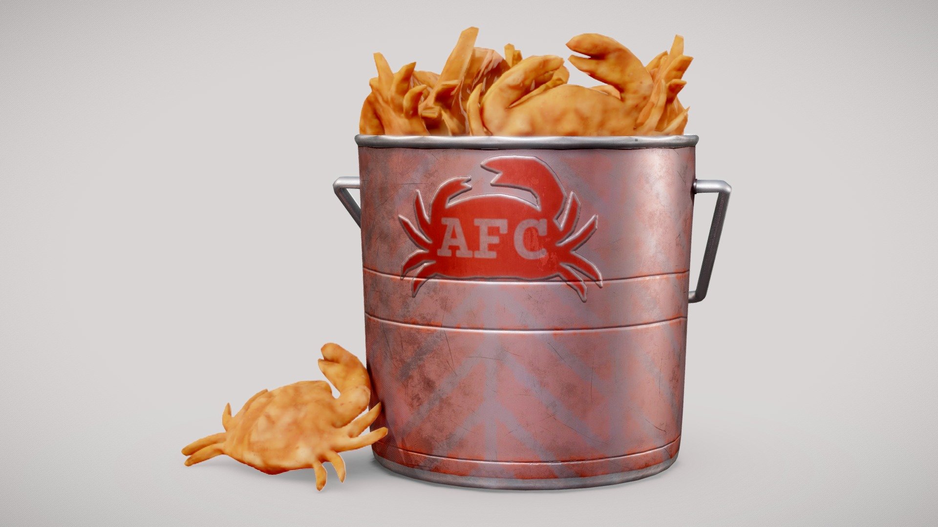 They're pinscer-snipping good!

Sketchfab Weekly Challenge Week 20 - Bucket Fried Crabs - Buy Royalty Free 3D model by Duznot (@duz_vr) 3d model
