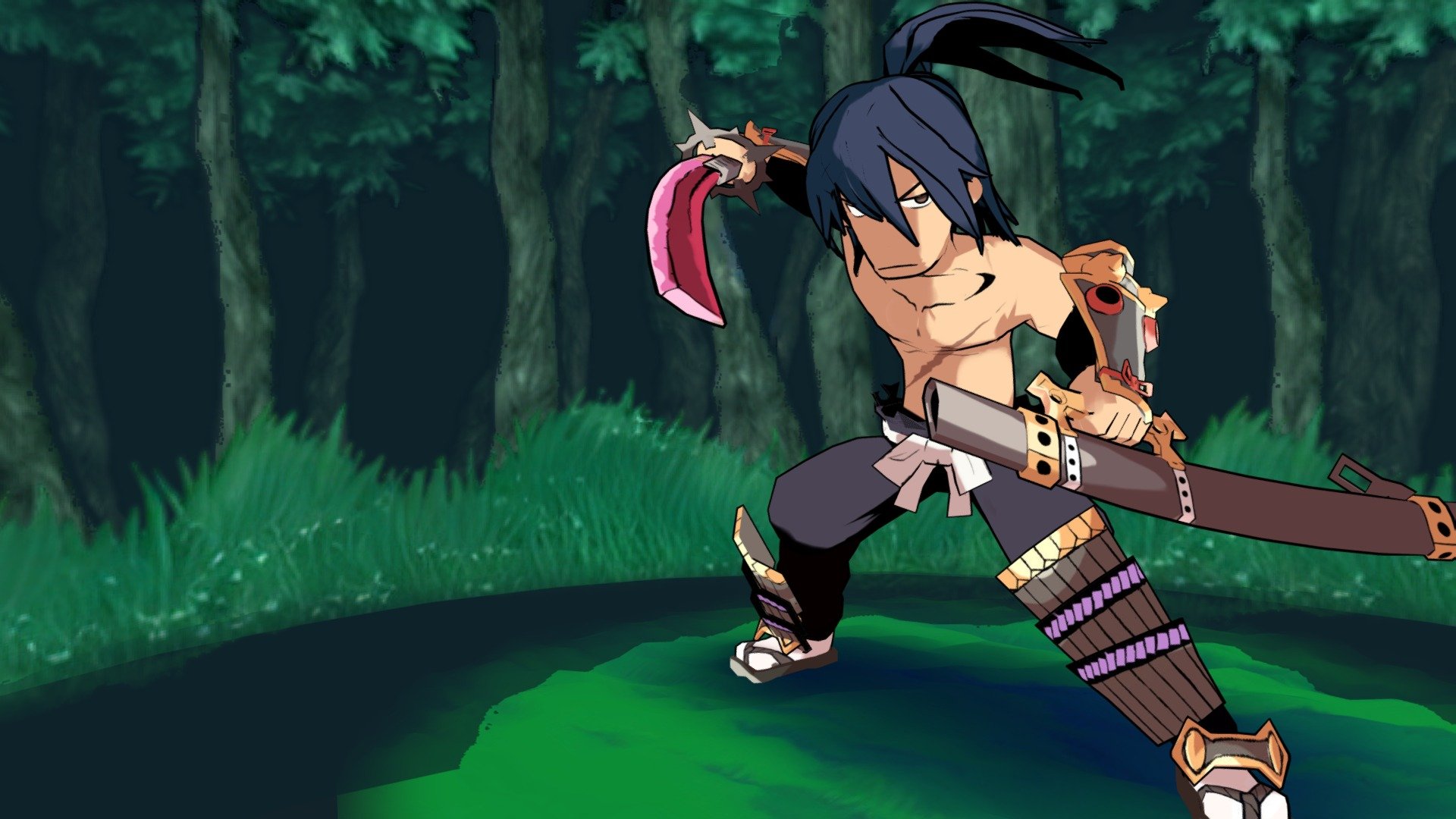 A 3D model of a Ronin class from the game Etrian odyssey

tried making another male character, 

The art this model is based off!



This character head is a bit off, I must say, 
I did tried my best to try making it's as close as the art as possible but, I sort of gave up half way through.'

The model looks pretty good, If you ignore the atrocious UV I had because I'm too lazy to unwrap it properly.

Speed modelling video : https://youtu.be/d-rqtlU-T7A - [Etrian odyssey] Ronin - 3D model by Chavafei 3d model