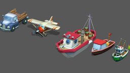 Lowpoly Vehicles Pack