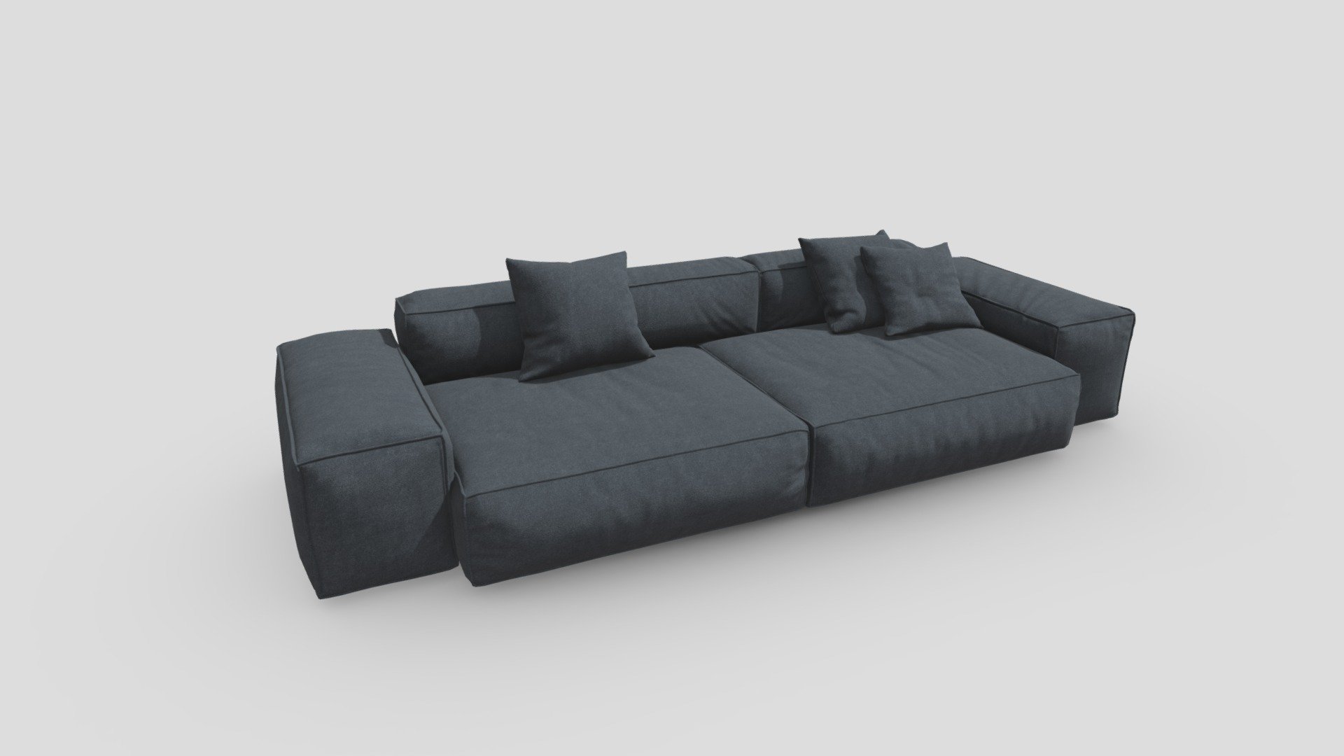 Modern Sofa: low-polygon 3D model, high quality textures, realistic render.
Model included FBX file, PBR and Unreal Engine maps (4K) - Tyson Sofa - Buy Royalty Free 3D model by architexture 3d model