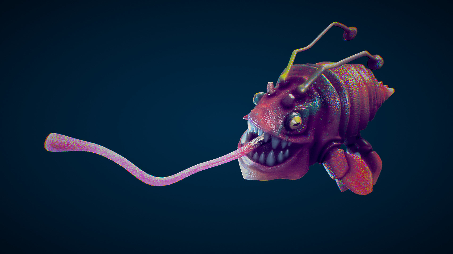 Opee Sea Killer from Naboo - Star Wars Contest 2015 - Opee Sea Killer - 3D model by romainrevert 3d model