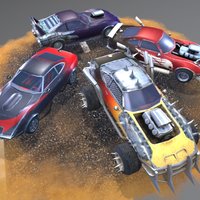 Battle Car Pack Vol 3 cars, cars-vehicles, 3d