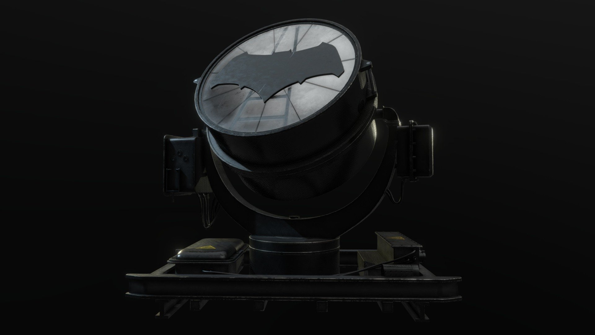 Bat signal - 3D model by EgirX 3d model